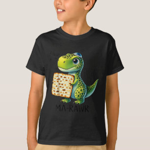 Pover Maror Ma-roar Dinosaur Funny Pesach Peuter T-shirt
