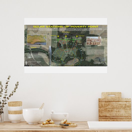 Poverty Point Cosmic Alignment Poster (Keuken)