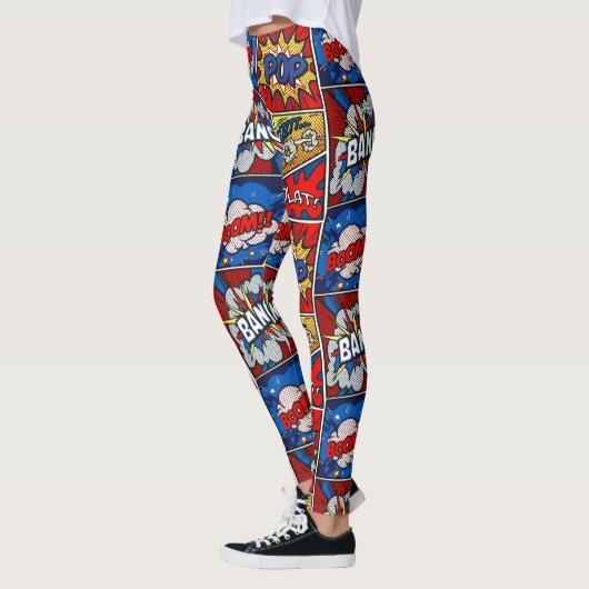 Pow Bang Boom! Fun Super Hero Leggings (Links)