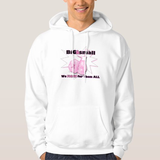 POW! Bestrijding van borstkanker Hoodie (Voorkant)