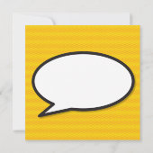 POW Bewaar de datum Leuke Retro Strip Pop Art Save The Date (Achterkant)