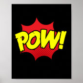 Pow! Bold Pop Art Comic Impact Poster (Voorkant)
