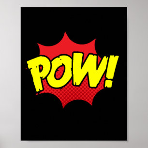 Pow! Bold Pop Art Comic Impact Poster