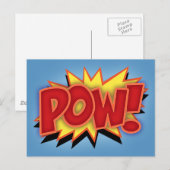Pow! Briefkaart (Voorkant / Achterkant)