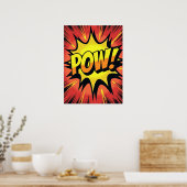 POW! Comic Blast Pop Art Explosion Poster (Keuken)