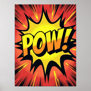POW! Comic Blast Pop Art Explosion Poster
