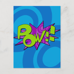 Pow Comic Book Briefkaart