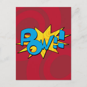 Pow Comic Book Briefkaart