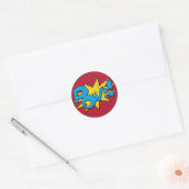 Pow Comic Book Sticker (Envelop)