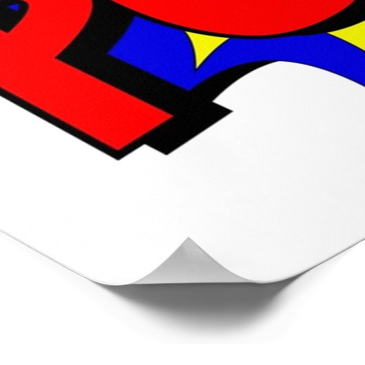 POW Comic Design Poster (Hoek)