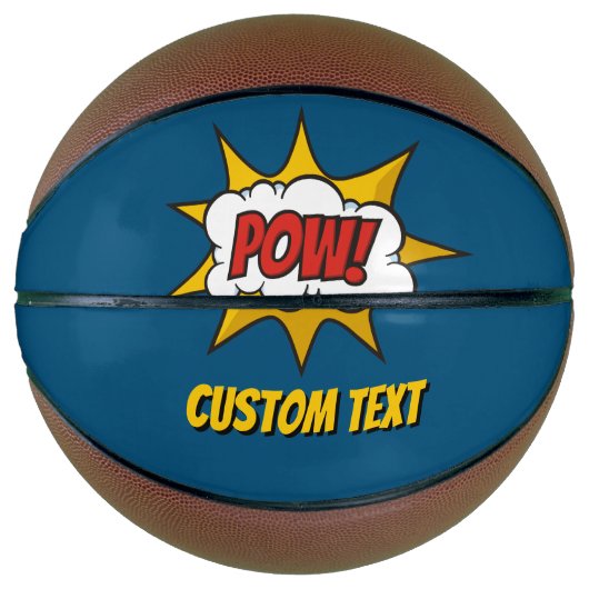 Pow Comic Sound-effect Basketbal (Voorkant)