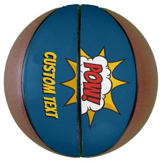 Pow Comic Sound-effect Basketbal (Verticaal)