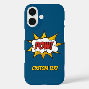 Pow Comic Sound-effect iPhone 16 Hoesje