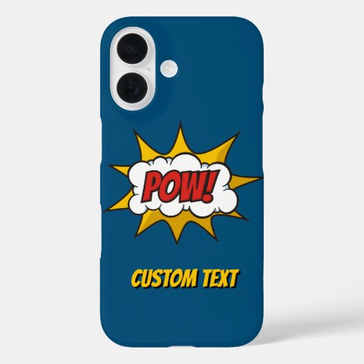 Pow Comic Sound-effect Case-Mate iPhone Case (Achterkant)