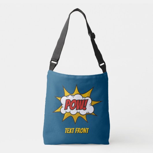 Pow Comic Sound-effect Crossbody Tas (Voorkant)