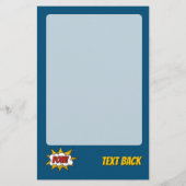 Pow Comic Sound-effect Flyer (Achterkant)