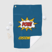 Pow Comic Sound-effect Golfhanddoek (Insitu)