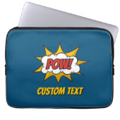 Pow Comic Sound-effect Laptop Sleeve (Voorkant)