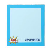Pow Comic Sound-effect Notitieblok (Voorkant)