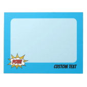 Pow Comic Sound-effect Notitieblok (Voorkant)