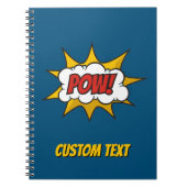Pow Comic Sound-effect Notitieboek (Voorkant)