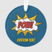 Pow Comic Sound-effect Ornament (voorkant)