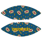 Pow Comic Sound Effect Pattern American Football (Panelen)