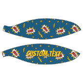 Pow Comic Sound Effect Pattern Basketbal (Panelen)