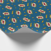 Pow Comic Sound Effect Pattern Cadeaupapier (Hoek)