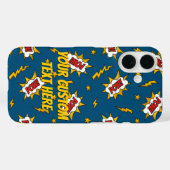 Pow Comic Sound Effect Pattern Case-Mate iPhone Case (Achterkant (horizontaal))