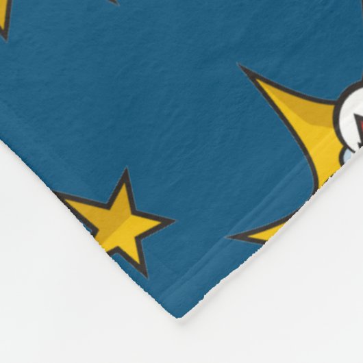 Pow Comic Sound Effect Pattern Fleece Deken (Hoek)