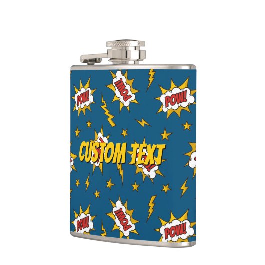 Pow Comic Sound Effect Pattern Heupfles (Links)