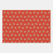 Pow Comic Sound Effect Pattern Inpakpapier Vel (Voorkant)