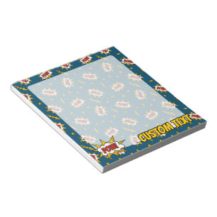 Pow Comic Sound Effect Pattern Notitieblok