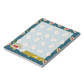 Pow Comic Sound Effect Pattern Notitieblok (Linkerzijde)