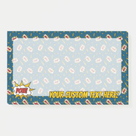 Pow Comic Sound Effect Pattern Post-it® Notes