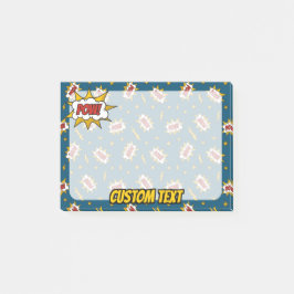 Pow Comic Sound Effect Pattern Post-it® Notes