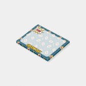 Pow Comic Sound Effect Pattern Post-it® Notes (Schuin)