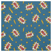 Pow Comic Sound Effect Pattern Stof (Swatch)