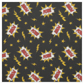 Pow Comic Sound Effect Pattern Stof (Swatch)