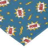 Pow Comic Sound Effect Pattern Tafelkleed (Gekanteld)