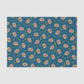 Pow Comic Sound Effect Pattern Tissuepapier (Voorkant)