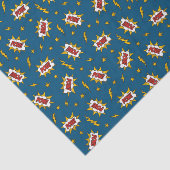 Pow Comic Sound Effect Pattern Tissuepapier (Detail)