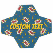 Pow Comic Sound Effect Pattern Voetbal (Enkel)