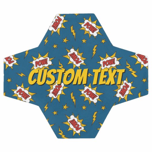 Pow Comic Sound Effect Pattern Voetbal (Enkel)