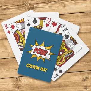 Pow Comic Sound-effect Pokerkaarten