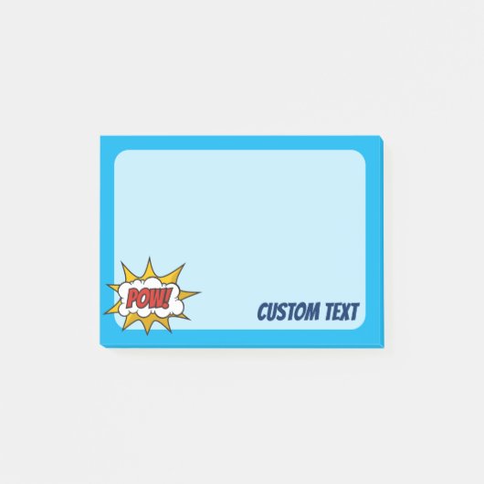 Pow Comic Sound-effect Post-it® Notes (Voorkant)