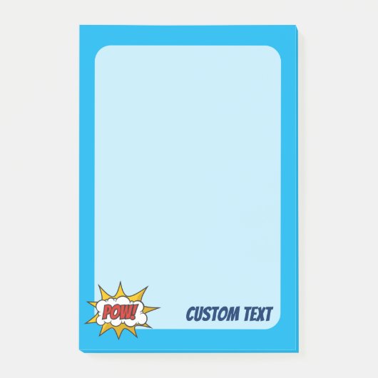 Pow Comic Sound-effect Post-it® Notes (Voorkant)