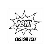 Pow Comic Sound-effect Rubberstempel (Afrduk)