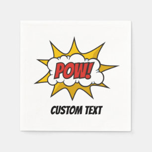 Pow Comic Sound-effect Servet